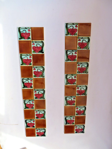 Carron jig art nouveau - carron, tile