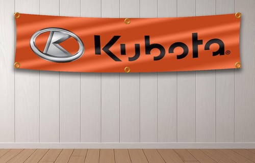 Kubota tractor garage banner - tractor,