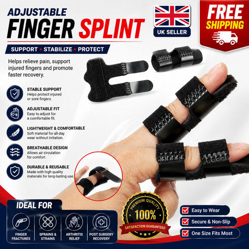 Trigger finger with metal - with,
