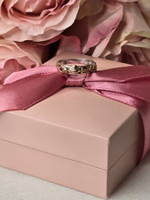 Clogau Sterling Silver & Welsh Rose Gold Ring tree of life Size L 1/2