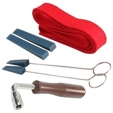 Professional Piano Tuner Kit Tuning Tool Wrench Hammer Rubber Mutes Set