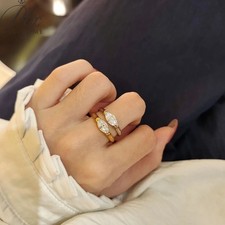 Solitaire D Color Marquise Cut