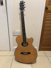 Gear4Music Semi Acoustic Electro Guitar Adjustable Tones And Volume