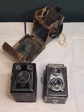AGFA SYNCHRO BOX CAMERA & Twin Lens Reflex Camera - Vintage - Untested