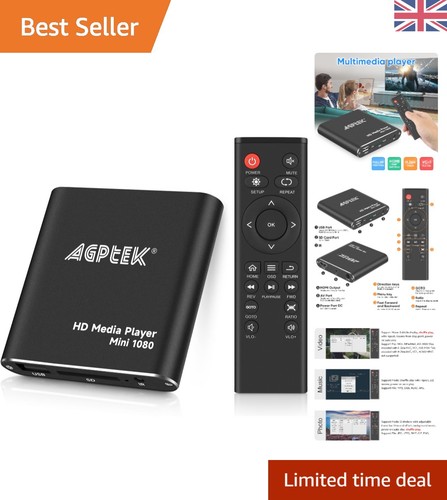 Media player mini 1080p - hd, player,