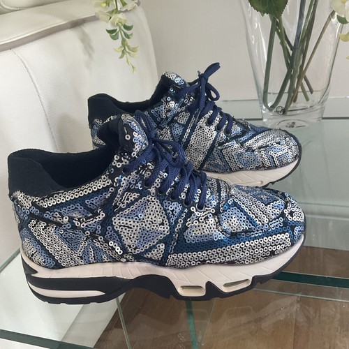 Ladies girls blue - , platform