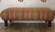 A new footstool in Laura Ashley Lovage Multi fabric