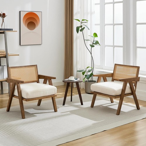 Rattan accent chair - 1x,