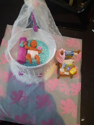 Mini baby crib - baby, sold