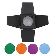 Barn Door With Grid 4 Color Gel Filters 4 Leaf Barndoor For Bowen SG