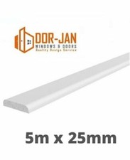 5m x 25mm x 6mm White UPVC