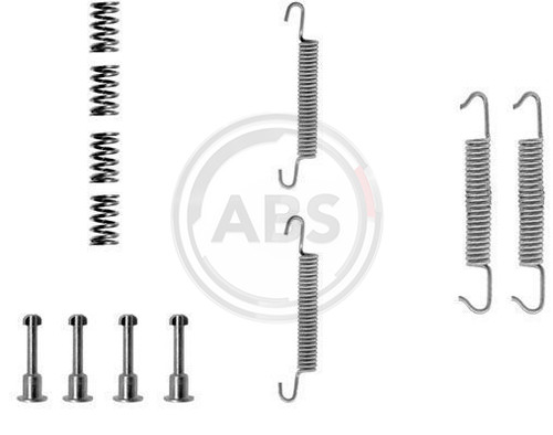 Rear brake shoe fitting kit - rear,