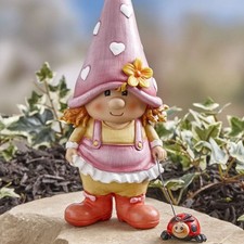 1pc Cartoon Garden Gnome Figurine Resin Craft Elf Dwarf Ornaments Garden