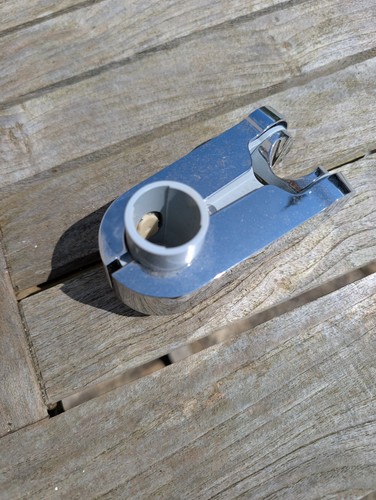 Aqualisa shower clamp chrome - shower,