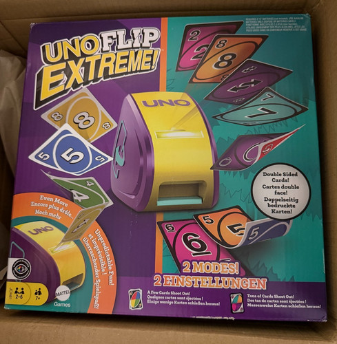 Mattel uno flip extreme - flip, card