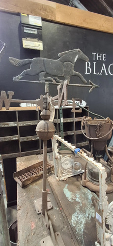 Vintage horse weathervane with - weathervane,