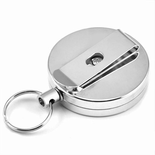 Retractable stainless key - stainless,