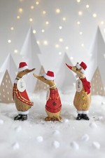 DCUK Traditional Christmas Design Wooden Ducklings Festive Gift Ideas Homeware
