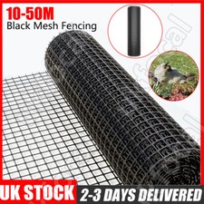 10-50M PVC Plastic Mesh Fence Aviary Rabbit Hutch Chicken Coop Panels UK