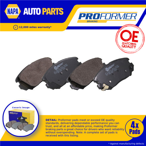 Brake pads set - pads, vauxhall