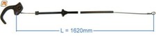 bonnet lock release cable with handle Ford Cortina MK3/MK4/MK5