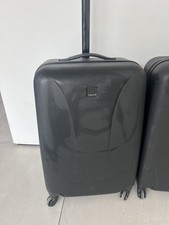 Tripp Suitcase Medium 4 wheels Spinner Hard Shell Black Cased Telescopic Handle