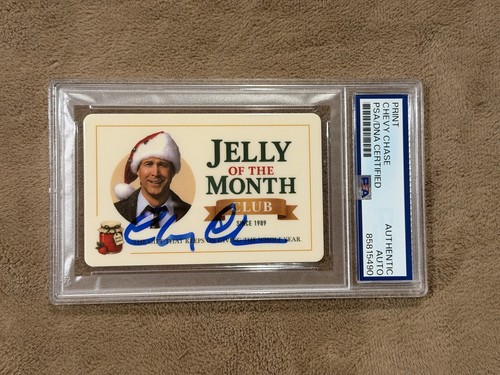 Chevy chase signed jelly - chevy,