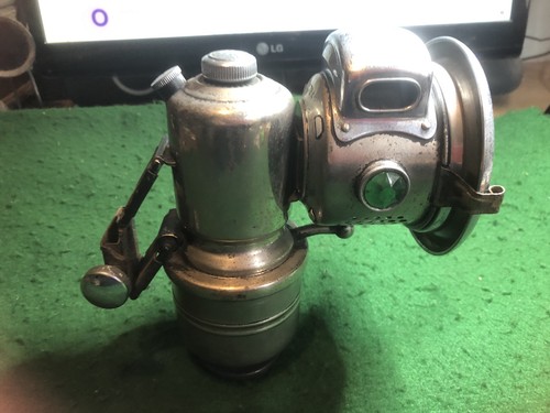 Vintage bicycle lamp - bicycle,