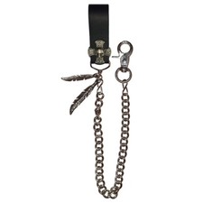 Skull on Iron Cros Leather