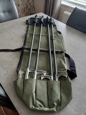 4 Hide poles with  large decoy bag decoying  pigeon shooting.