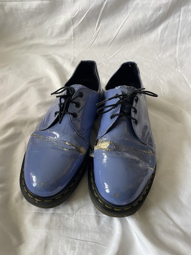 Blue purple patent - leather, doc
