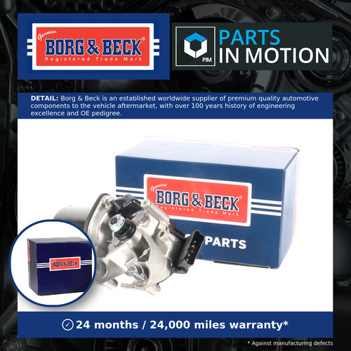 Wiper motor front - motor, borg