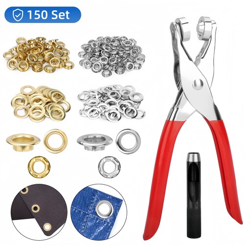 150 set grommet eyelets - 1/2",