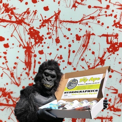Mini blood splatter dip - dip, ape