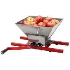 Fruit Crusher 7L with Stainless Steel Hopper - Fruit Shredder Apples Pears Grape