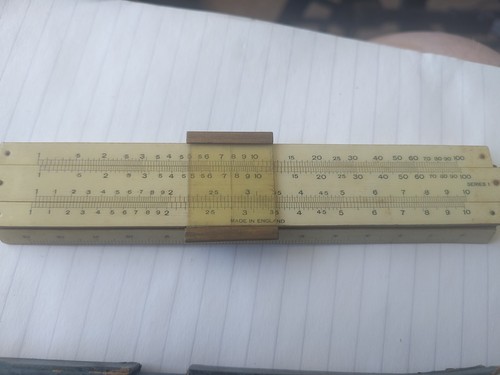 Vintage universal slide rule - slide,