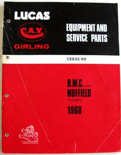 Lucas bmc nuffield - nuffield, tractors