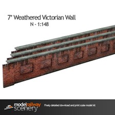 7' VICTORIAN RED BRICK