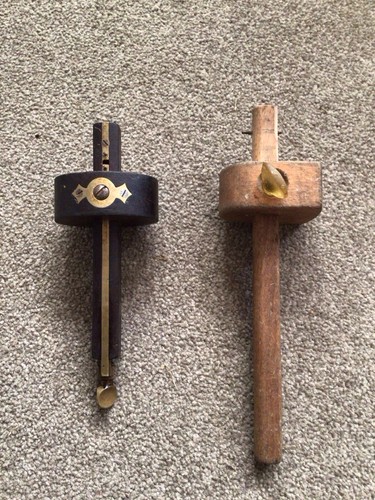 Vintage rosewood and brass - and,