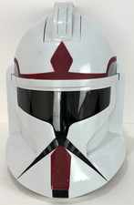Hasbro Star Wars Clone Trooper Helmet Red Coruscant Guard Armor Talking
