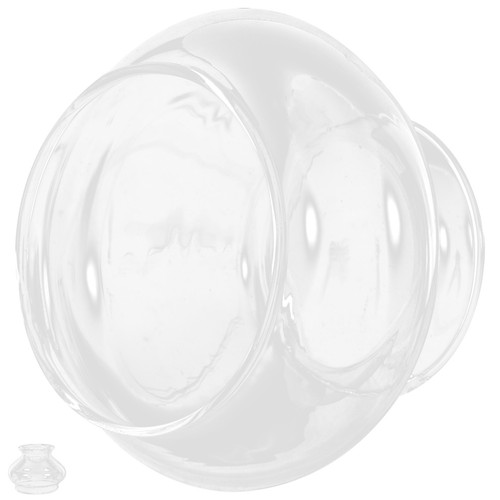 Glass cover oil lamp - oil,