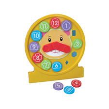 Clock Puzzle Plus Shape Sorting Fun Time Kids Teaching Educational Age 18+ Month