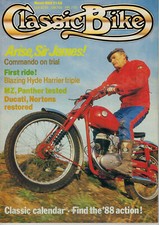 Classic Bike Magazine 1988