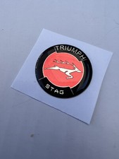 Triumph Stag Self ADHESIVE STEERING WHEEL/GEARKNOB BADGE 27mm
