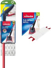 Vileda 1-2 Spray Microfibre Pads Refill Mop Head Replacement Set Vileda Ultramax