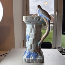 Flaxman Ware Wade Heath Budgerigar Water Pitcher/Vase 1930s Art Deco V Good Cond