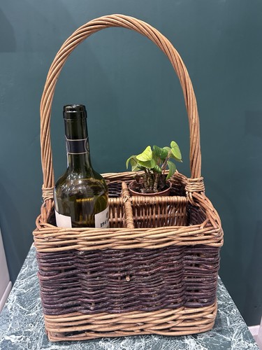 Vintage wicker compartments - vintage,