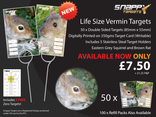 Vermin shooting targets air - vermin,