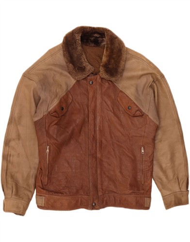 Vintage mens leather jacket - jacket, it