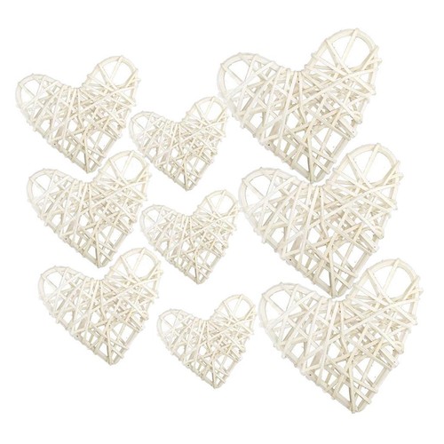 9pcs rustic wicker - rustic,
